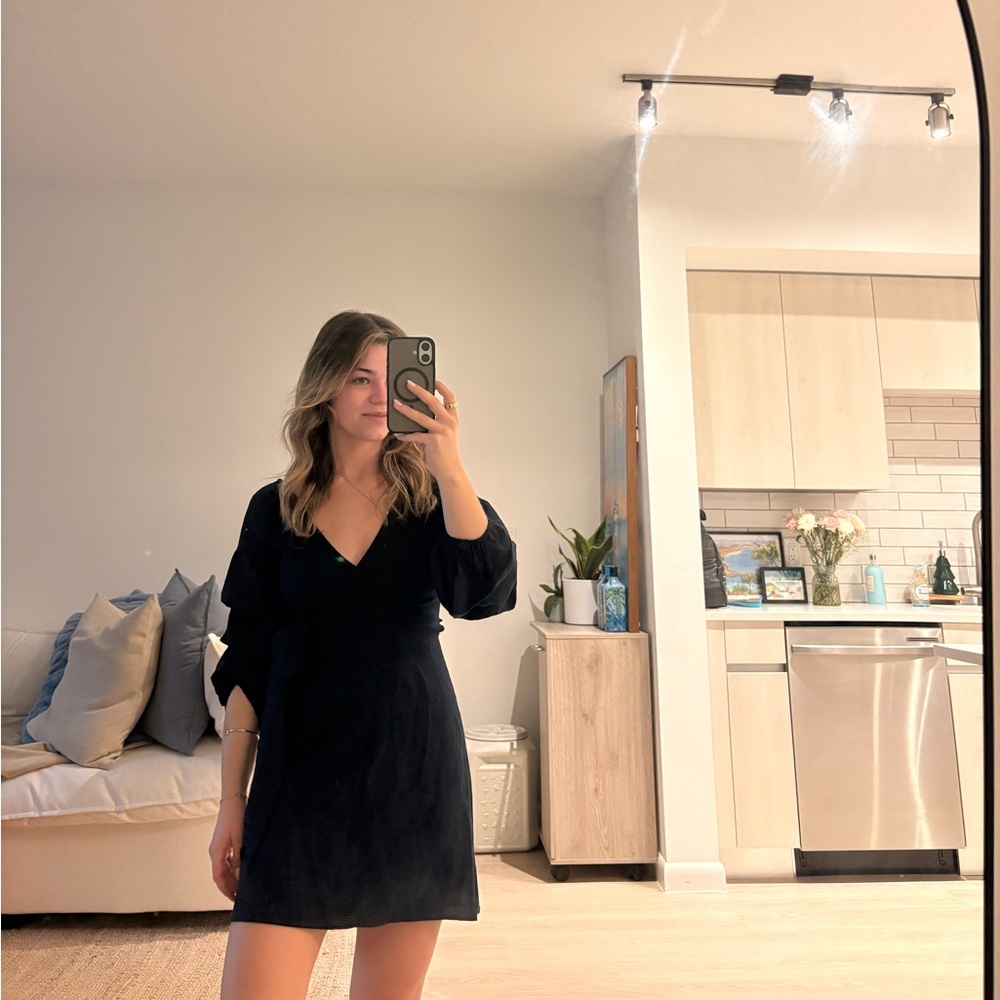 Blue Wrap Dress